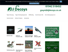 Tablet Screenshot of djdecoys.com